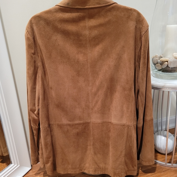 BROOKS BROTHERS MEN'S SUEDE LEATHER BLAZER SIZE S - Picture 2 of 5